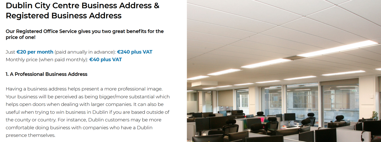Why your business needs a Registered Business Address and why Dublin